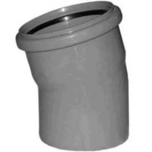 Отвод для внутренней канализации d110 15°