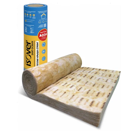 Утеплитель Изовер/Vetonit Теплая Крыша Стронг 4000*1220*150мм, 4,88м2, 0,732м3, 1 плита