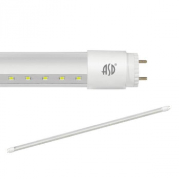 Лампа светодиодная 20Вт "ASD LED-T8-2040П-1200-std" G13 220В 4000К 1620Лм 1200мм прозрачная