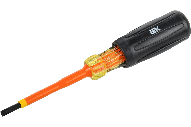 Отвертка диэлектрическая &quot;ИЭК&quot; ARMA2L 5, PH/SL1х80 Т3