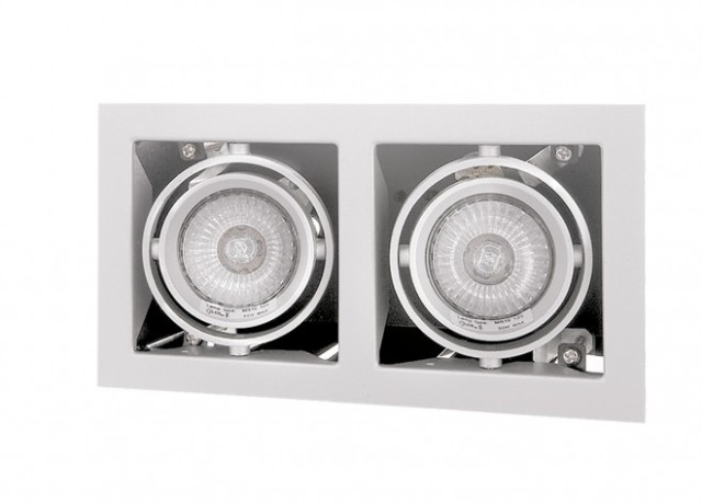 Светильник потолочный 214020 CARDANO 16Х2 MR16/HP16 БЕЛЫЙ