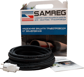 Комплект для обогрева труб "16-2CR-SAMREG- 2" саморегулируемый 32Вт-2м  + термостат SMP-10