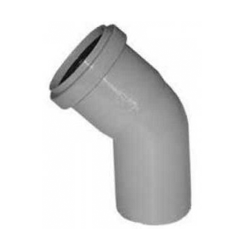 Отвод для внутренней канализации d50 45°