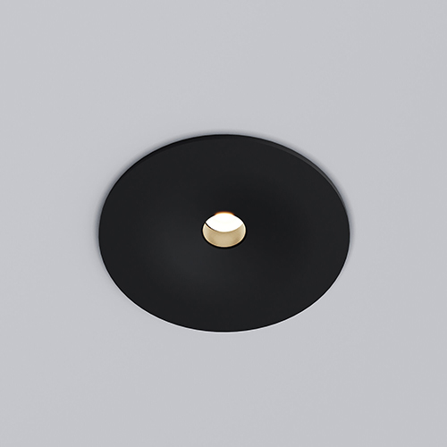 Светильник светодиодный "Binnie" 12W, 4000K, встр. круг, черный