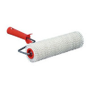 Валик игольчатый для наливных полов мини "DECOR Black Edition", 240мм, высота иглы 14мм