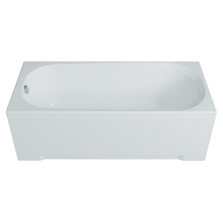 Ванна акриловая "Дина", 1700*750*450мм, экран, сифон