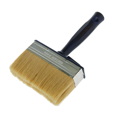 Кисть макловица 30*70мм, светлая смешанная искусственная щетина, пластиковая ручка, Decor Black Edition