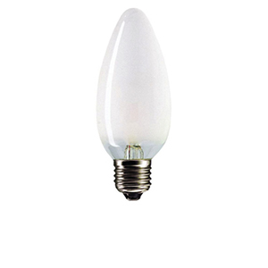 Лампа накаливания B35 FR 60W 230V E-27 свеча матовая PILA