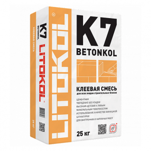 Смесь для кладки ячеистого бетона &quot;Litokol Betonkol K7&quot;, 25кг