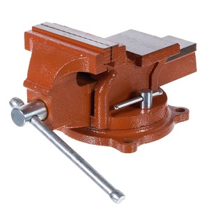 Тиски "Sparta" слесарные поворотные, 150мм с наковальней