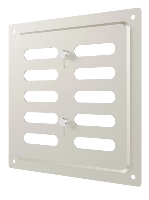 Решетка вентиляционная MER регулируемая 150x154 окраш.сталь Beige ERA