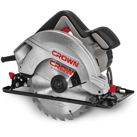 Дисковая пила "CROWN" CT15187-165 Ø165*20мм, 1200Вт, 5500об.мин