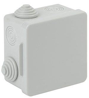 Коробка распределительная "Эра" для открытой проводки, 80*80*50мм, IP54 (100шт)