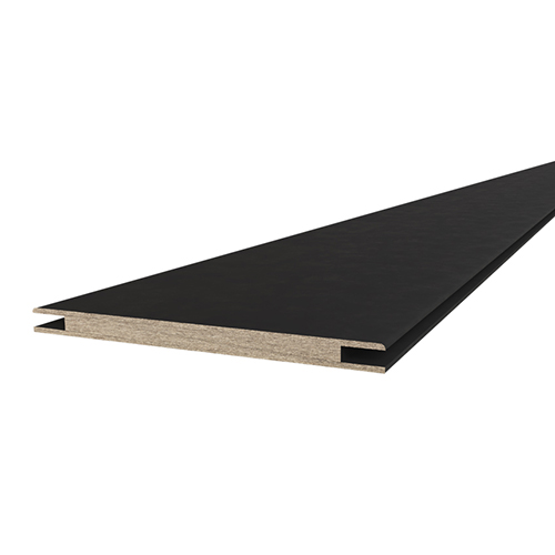 Доборная планка , 150*2070*10мм, телескопическая ПВХ, ПВХ, "Черный стронг"Дубрава Сибирь