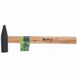 Молоток "Сибртех" слесарный 800г, квадратный боек, деревянная ручка