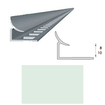 Раскладка, 7-8мм, L=2,5м, внутренняя, &quot;Светло-салатовая&quot;
