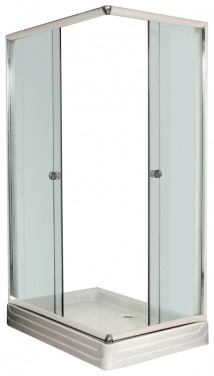 Душевой угол "Golden Frog ", 800*800мм, низкий поддон, прозрачные стекла