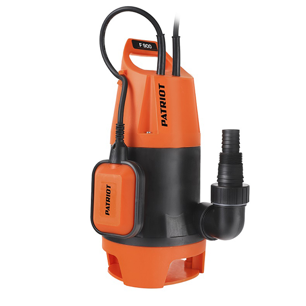 Насос дренажный F 900 для грязной воды, 900Вт, 14000 л/час "Patriot"