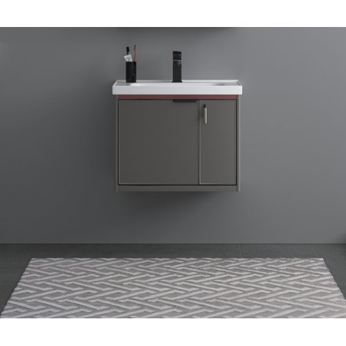 Тумба с умывальником Solomon D60NJ, серый, 600мм