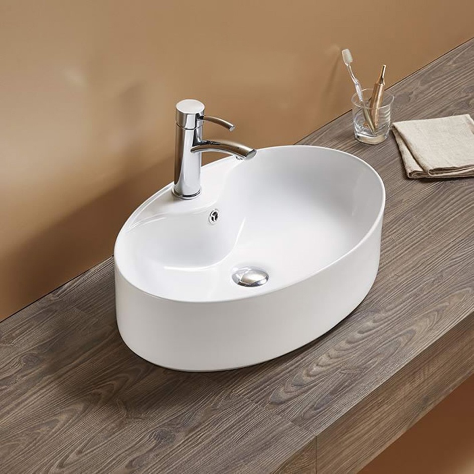 Умывальник "Melana MLN-320301" овал, 550*400*150мм, на столешницу