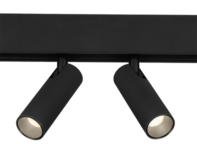 Светильник трековый Slim Magnetic 14W 4200K Dual 1300Лм (184мм) (чёрный) 85046/01