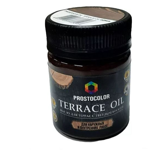 Масло для террас "PROSTOCOLOR", "Орех", 0,04л, пробник