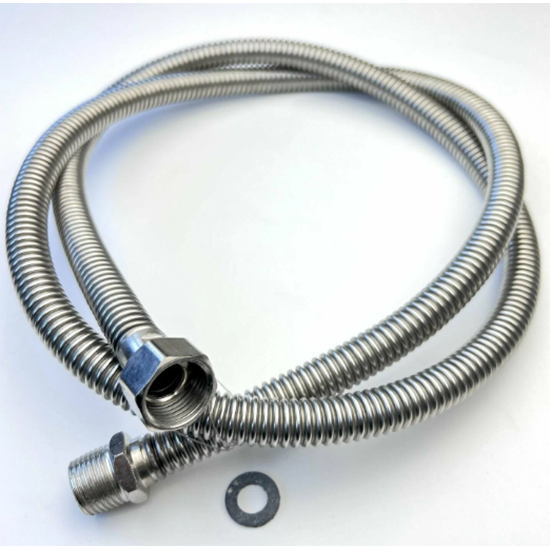 Подводка для газа сильфонная "Elka" 1/2в/н, 1,2м