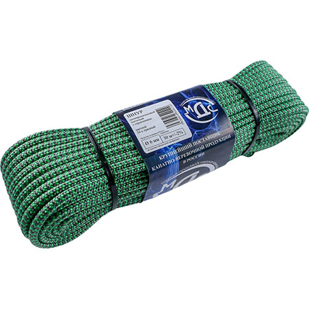 Шнур полипропиленовый плетеный 6мм 24пр. 20м