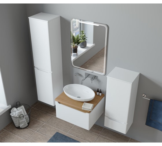 Зеркало "Виктория" 600*800мм, сенсор выключатель, подсветка