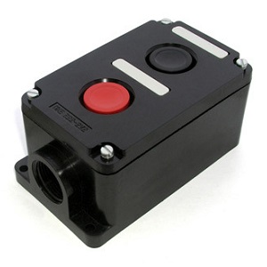 Пост кнопочный "ПКЕ212/2" IP40 кнопки, 1красная+1черная