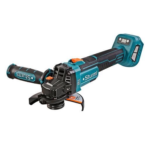 УШМ аккумуляторная 125мм "STURM!" CAG18125E, 18В, 9000об/мин, пл.пуск, без АКБ и ЗУ