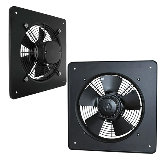 Вентилятор "Era" приточно-вытяжной, квадратный "Storm 200" D200, 55Вт, 890м3/час