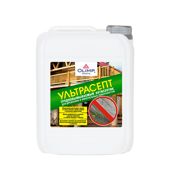 Антисептик трудновымываемый "Олимп", 5л