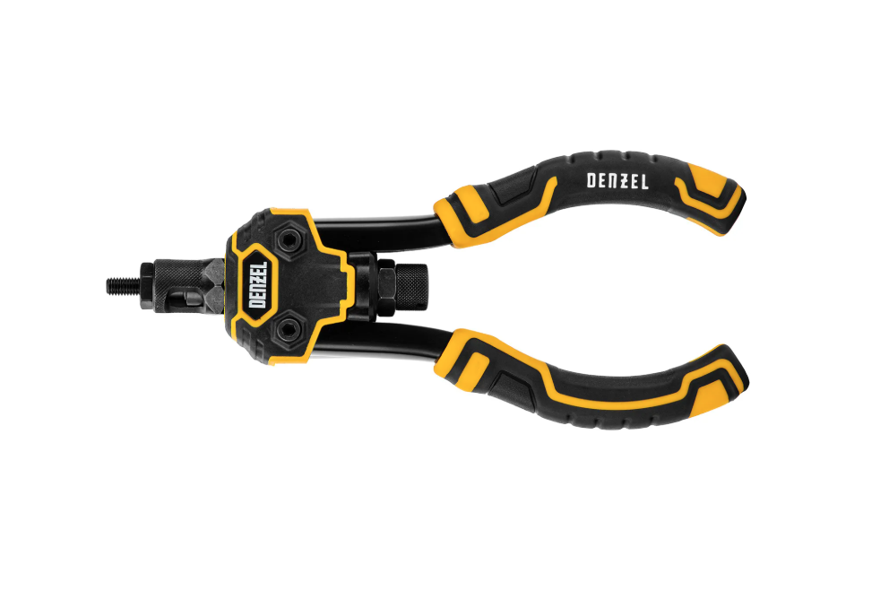 Заклёпочник "Denzel" для резьбовых заклепок, двуручный, заклепки М3, М4, М5, М6, М8, М10, M12