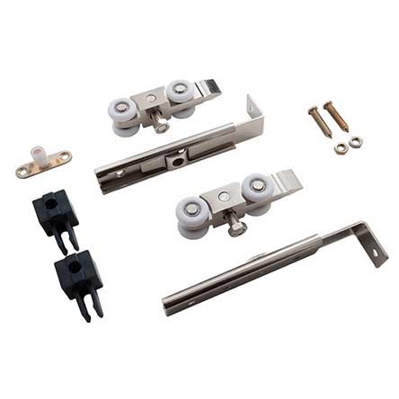 Ролики для раздвижных дверей, с фиксатором - "QD-863", торцевой