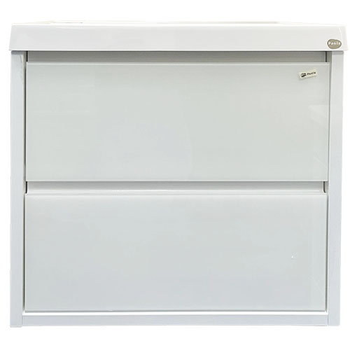 Тумба "Siena 60", белая с  умывальником "Alba 60", подвесная