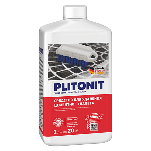 ПЛИТОНИТ Средство для удаления цементного налета 1л.