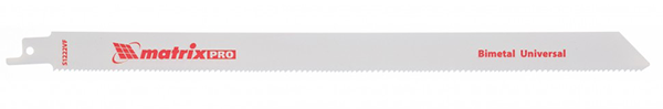 Полотна для сабельной пилы &quot;Matrix&quot; S1222VF, 275/1,8-2,5мм, 2шт. PRO, Bimetal