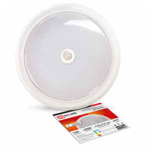 Светильник "LLT" светодиодный СПБ-2Д- круг IN HOME 14Вт 1100Лм 4000К IP40 210мм с датчиком белый