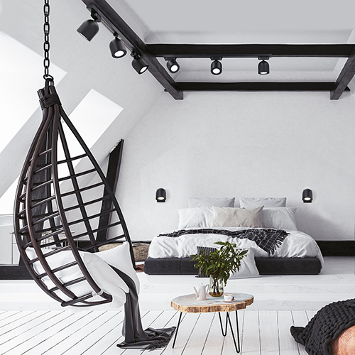 Светильник настенный поворотный Ogma MRL 1009 черный MR16, GU10 SW