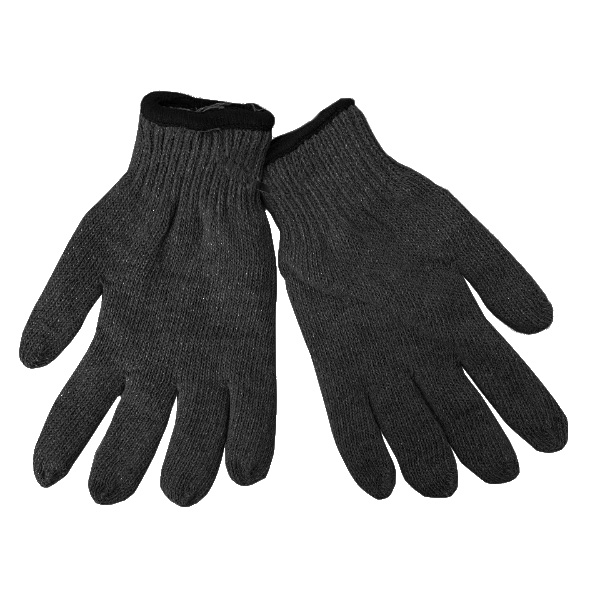 Перчатки черные, утепленные  "Аляска Двойные"