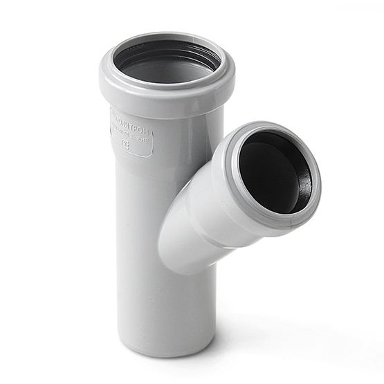 Тройник для внутренней канализации РР d50/50*45° Pro Aqua Comfort