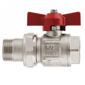 Клапан шаровый с американкой "Бабочка" F*МCB  3/4в/н "Lavita"