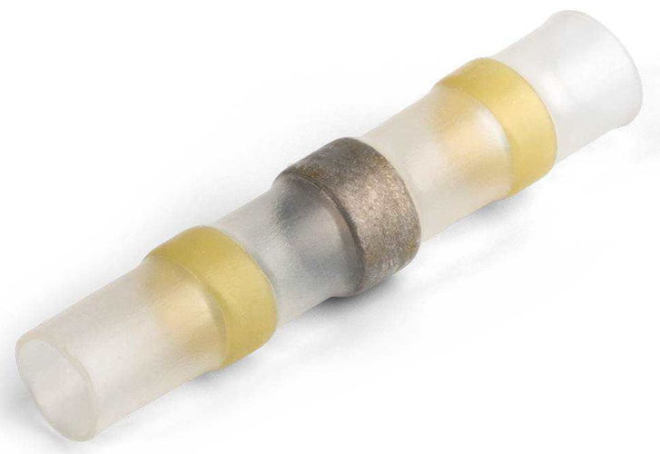 Термоусаживаемые соединители под пайку ПК-Т 6,0 желтый "КВТ"