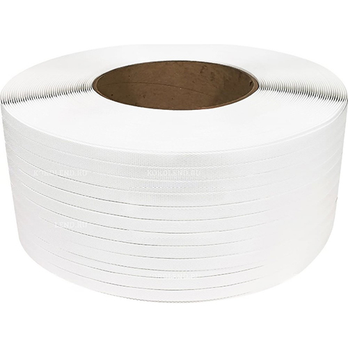 Лента ПП 15*1,0*1,2км (270кгс), для упаковки (белая), М/ПА