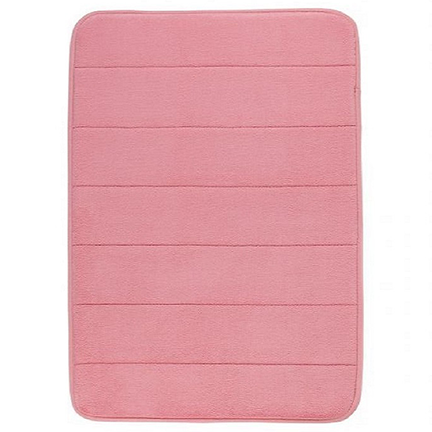 Коврик для ван. комн. “Memory stripes” 50*80 (100% хлопок) Pink