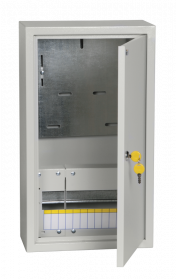 Щит учетно-распределительный навесной под трехфазный учет на 12 модулей ЩУРн-3/12зо-1 36 УХЛ3 IP31 ИЭК 540*310*165мм