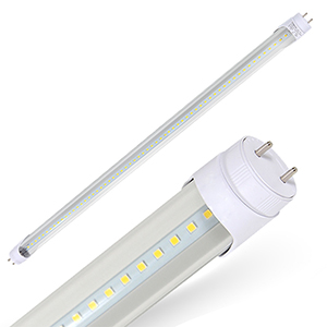 Лампа светодиодная &quot;DEKO LED-T8&quot; 10Вт, G13, 220В, 5700К, 1000Лм, 600мм, прозрачная, поворотный цоколь