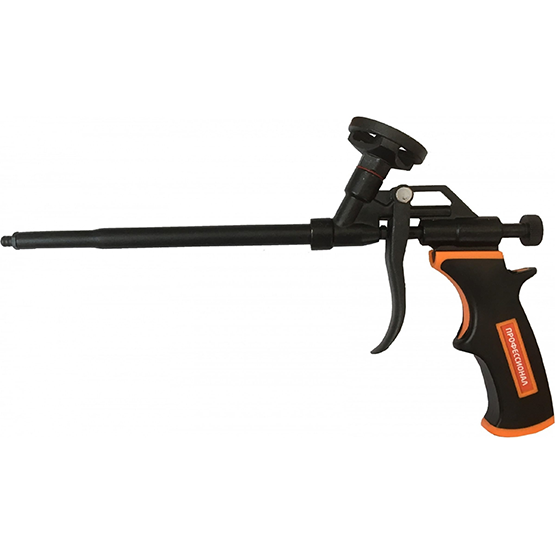 Пистолет "Bohrer" для монтажной пены  "Профессионал" двухслойное тефлоновое покрытие, регулеровк потока пены