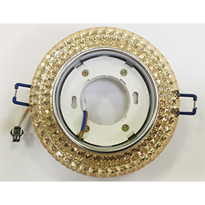 Светильник потолочный GX53  "Emilia LED 53 3 76" , встраиваемый, круг, чайный